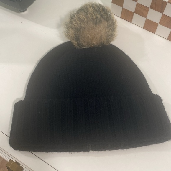 Wool UGG Beanie with Pom. NWOT - Picture 2 of 5
